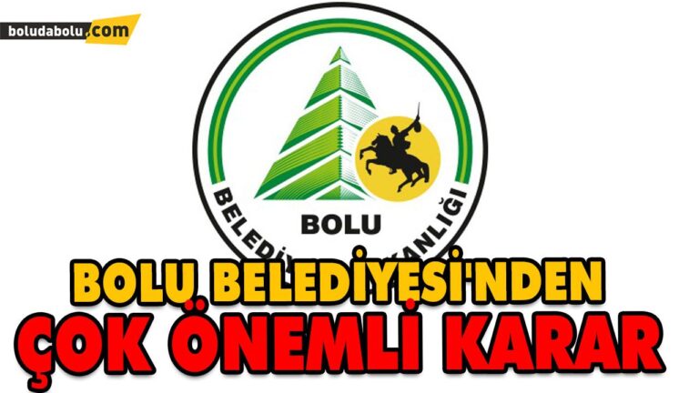 BOLU BELEDİYESİ’NDEN KİRACISI OLDUĞU İŞLETMELERE MÜJDE