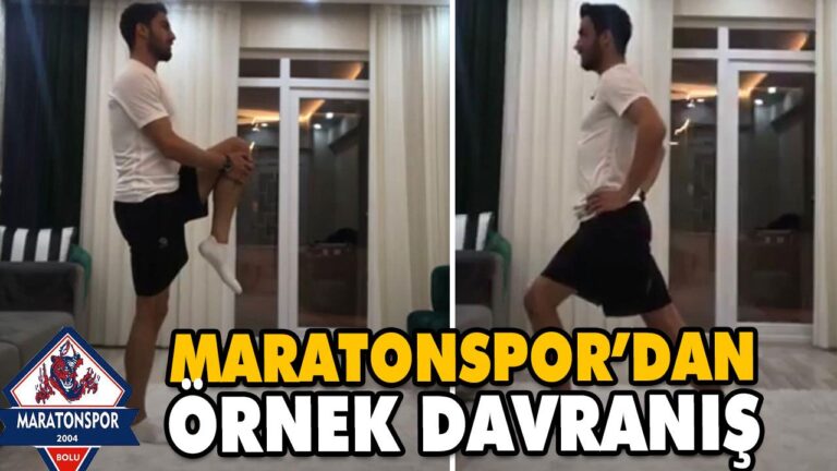MARATON SPORDAN ÖRNEK DAVRANIŞ