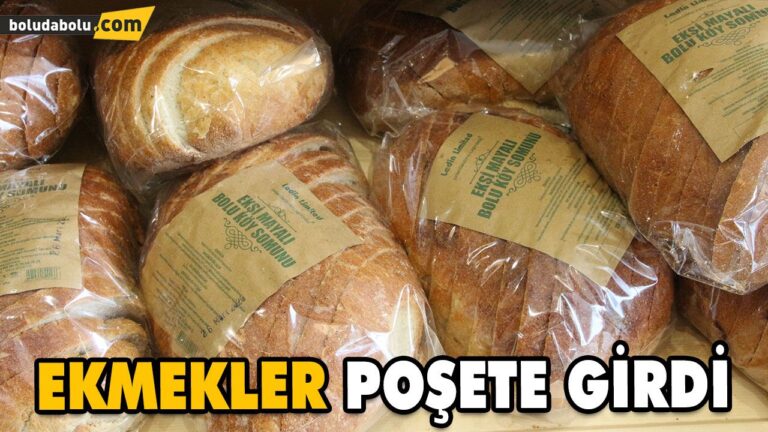 EKMEKLER POŞETE GİRDİ