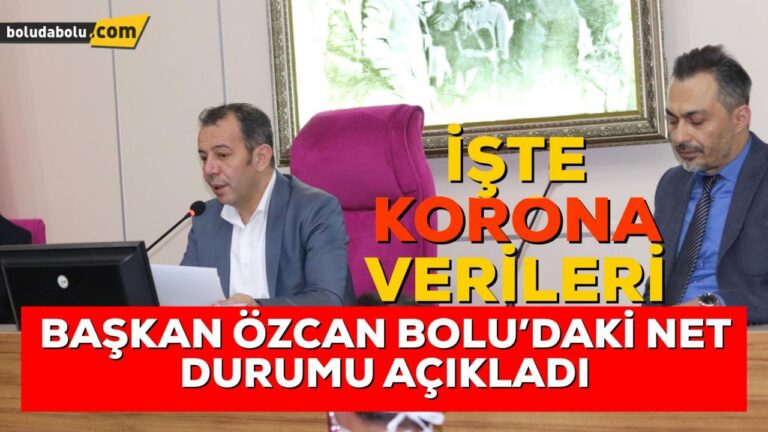 BOLU KORONA VERİLERİ