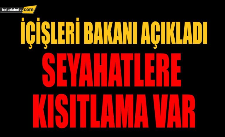 OTOBÜS SEYAHATLERİNE KISITLAMA GELİYOR