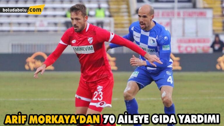 ARİF MORKAYA’DAN 70 AİLEYE GIDA YARDIMI