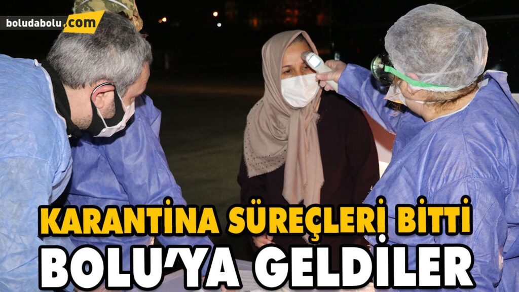 UMRE DÖNÜŞÜ KARANTİNA SÜRECİ TAMAMLANAN 29 KİŞİ EVLERİNE GÖNDERİLDİ
