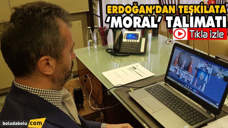 ERDOĞAN’DAN TEŞKİLATA ‘MORAL’ TALİMATI
