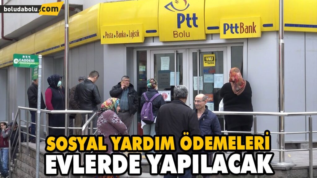 PTT’DEN DAĞITILAN SOSYAL YARDIMLAR EVLERE TESLİM EDİLECEK PTT’DEN DAĞITILAN SOSYAL YARDIMLAR EVLERE TESLİM EDİLECEK
