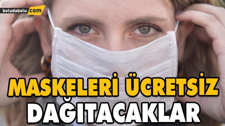 MASKELERİ ÜCRETSİZ DAĞITACAKLAR