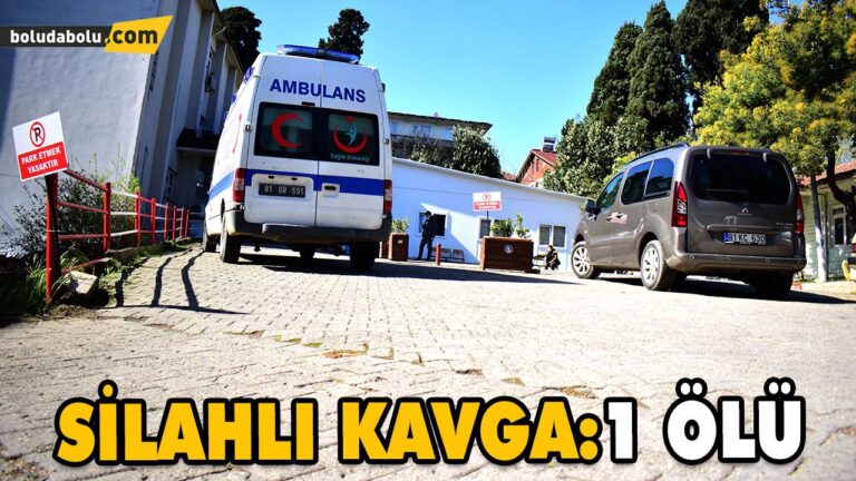SİLAHLI KAVGA: 1 ÖLÜ