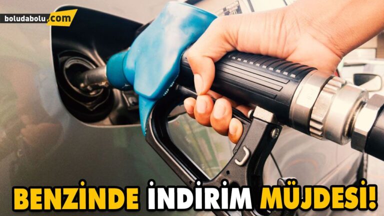 BENZİNDE İNDİRİM MÜJDESİ!