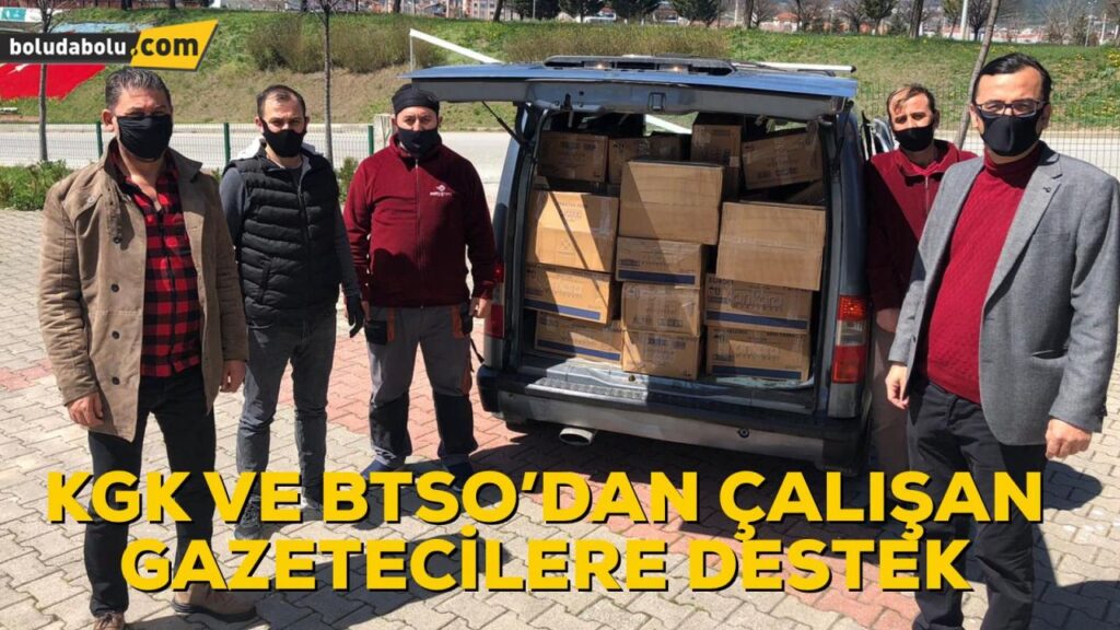 KGK VE BTSO İŞBİRLİĞİ İLE ÇALIŞAN GAZETECİLERE DESTEK KGK VE BTSO İŞBİRLİĞİ İLE ÇALIŞAN GAZETECİLERE DESTEK