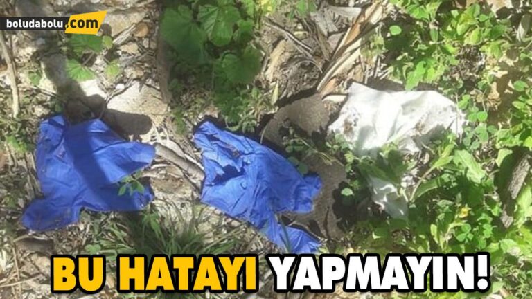 SOKAĞA ATILAN MASKE VE ELDİVENLER VİRÜS KADAR TEHLİKELİ!