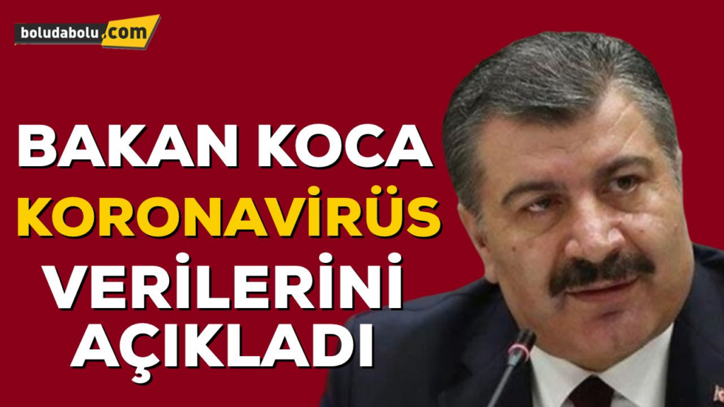 SAĞLIK BAKANI KORONAVİRÜS BİLANÇOSUNU AÇIKLADI SAĞLIK BAKANI KORONAVİRÜS BİLANÇOSUNU AÇIKLADI