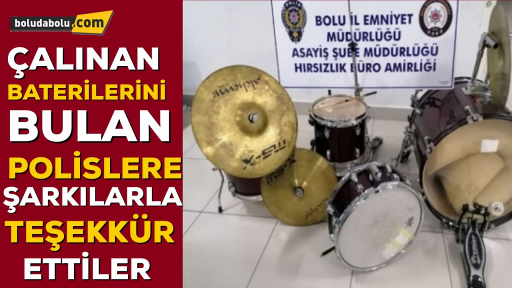 POLİSE ŞARKILARLA TEŞEKKÜR ETTİLER POLİSE ŞARKILARLA TEŞEKKÜR ETTİLER
