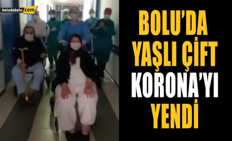 YAŞLI ÇİFT KORONA’YI YENDİ