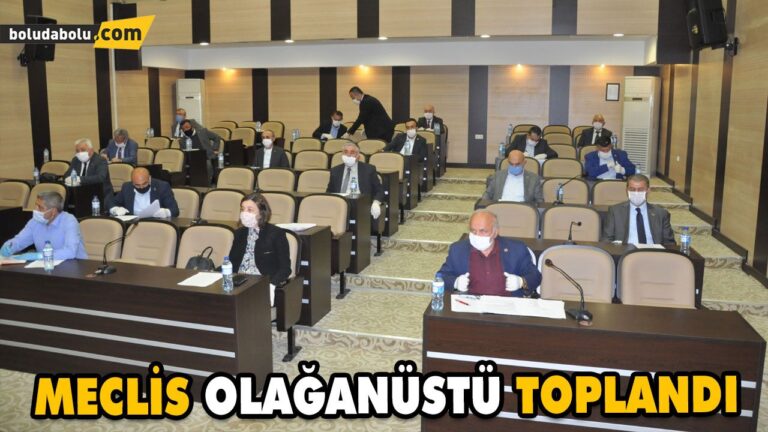 MECLİS OLAĞANÜSTÜ TOPLANDI