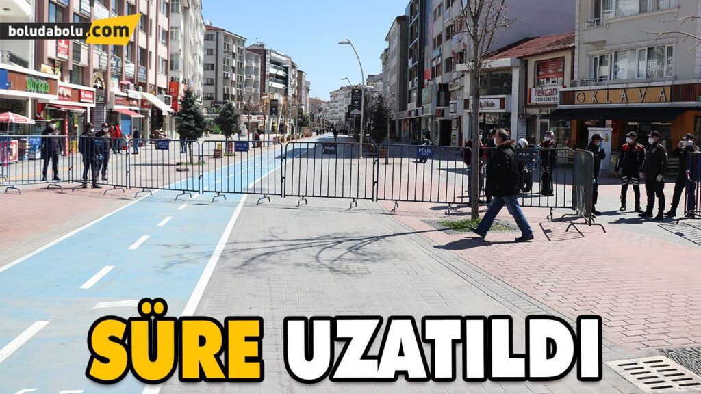 İKİ CADDEYE GİRİŞ KISITLAMASI 15 GÜN UZATILDI İKİ CADDEYE GİRİŞ KISITLAMASI 15 GÜN UZATILDI