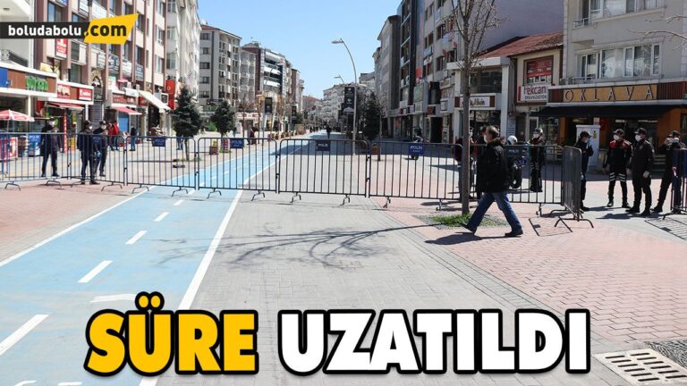 İKİ CADDEYE GİRİŞ KISITLAMASI 15 GÜN UZATILDI