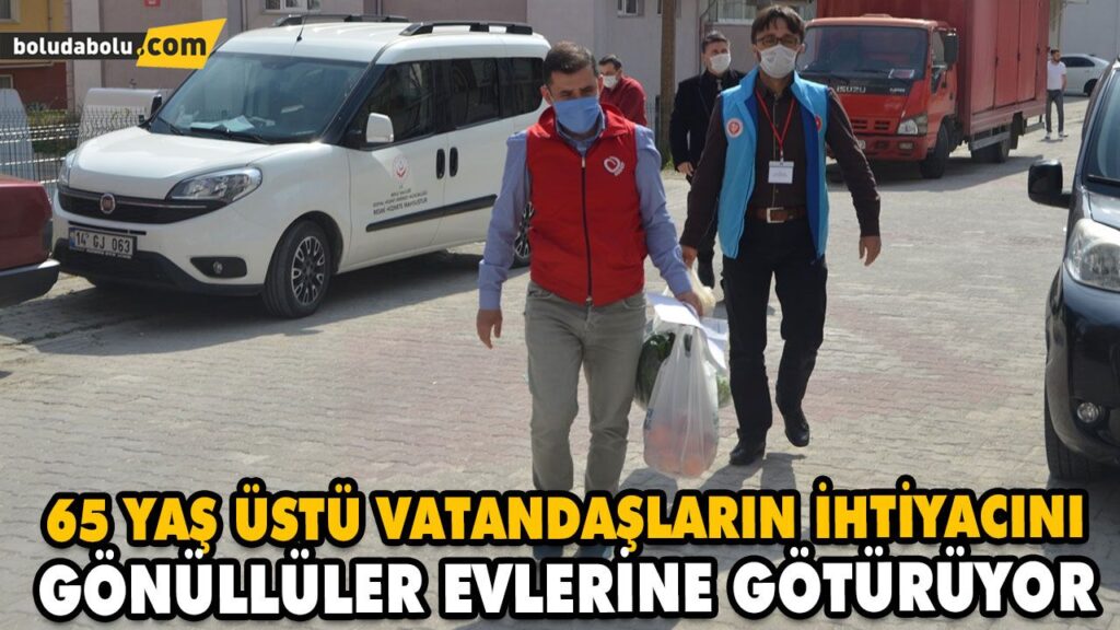 65 YAŞ ÜSTÜ VATANDAŞLARIN İHTİYACINI GÖNÜLLÜLER EVLERİNE GÖTÜRÜYOR 65 YAŞ ÜSTÜ VATANDAŞLARIN İHTİYACINI GÖNÜLLÜLER EVLERİNE GÖTÜRÜYOR
