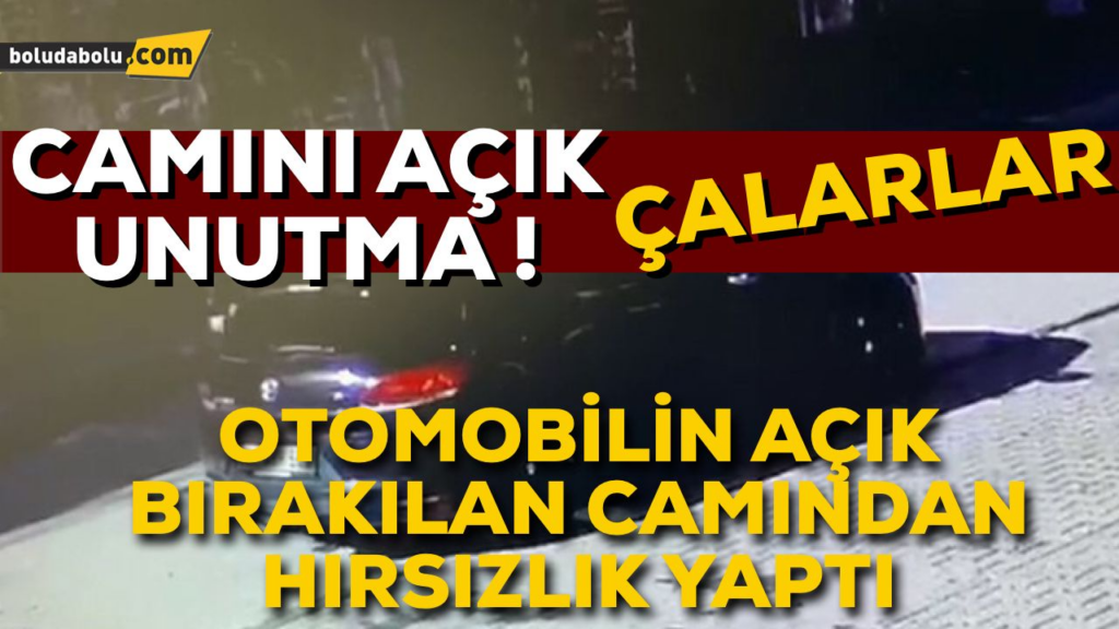 CAMINI AÇIK GÖRDÜĞÜ ARACI SOYDU ! CAMINI AÇIK GÖRDÜĞÜ ARACI SOYDU !