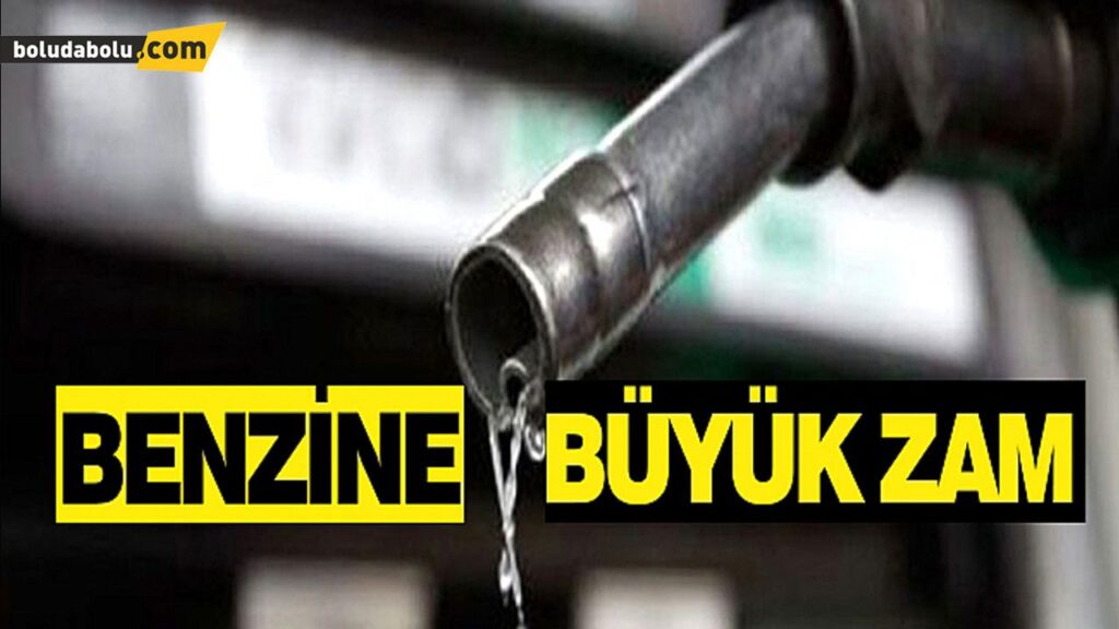 BENZİNE ZAM GELDİ BENZİNE ZAM GELDİ