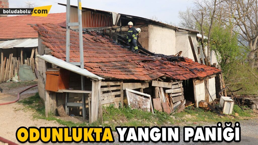 BOLU’DA, ODUNLUK YANGINI KISA SÜREDE SÖNDÜRÜLDÜ BOLU’DA, ODUNLUK YANGINI KISA SÜREDE SÖNDÜRÜLDÜ