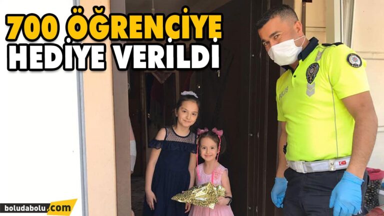 700 ÖĞRENCİYE HEDİYE VERİLDİ