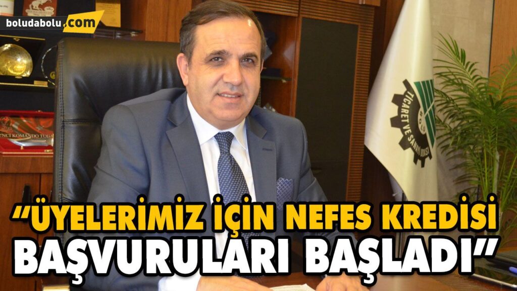 TSO BAŞKANI ATEŞ: “ÜYELERİMİZ İÇİN NEFES KREDİSİ BAŞVURULARI BAŞLADI”