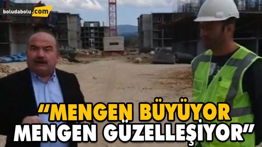 BULUT, TOKİ ŞANTİYESİNDE İNCELEMELERDE BULUNDU BULUT, TOKİ ŞANTİYESİNDE İNCELEMELERDE BULUNDU