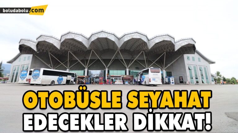 OTOBÜS FİRMALARINA DÜZENLEME GELDİ