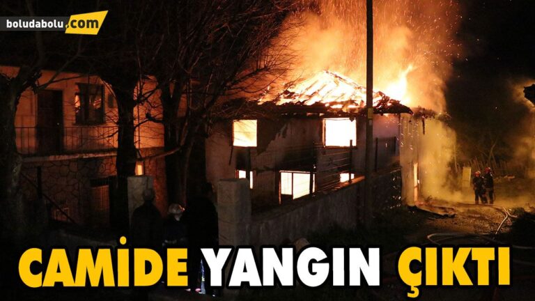 BOLU’DA KORKUTAN YANGIN