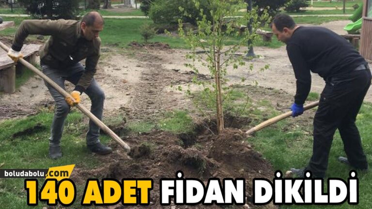 GÖLCÜK TABİAT PARKI’NA FİDAN DİKİMİ YAPILDI