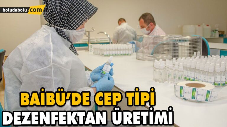 BAİBÜ’DE CEP TİPİ DEZENFEKTAN ÜRETİMİ