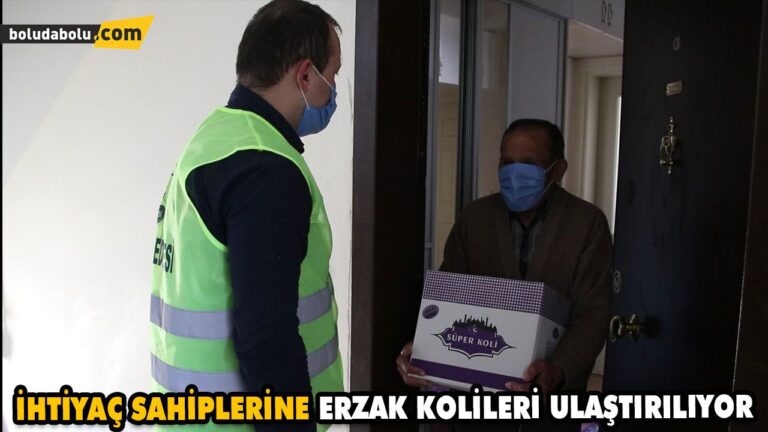 GEREDE BELEDİYESİ 1250 ERZAK KOLİSİ DAĞITTI