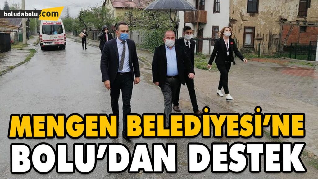 MENGEN BELEDİYESİ’NE BOLU’DAN DESTEK MENGEN BELEDİYESİ’NE BOLU’DAN DESTEK
