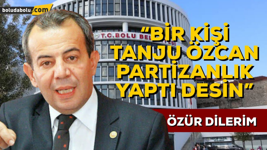 BAŞKAN TANJU ÖZCAN “BİZ PARTİZANLIK YAPMIYORUZ,DİYEMEZLER” BAŞKAN TANJU ÖZCAN “BİZ PARTİZANLIK YAPMIYORUZ,DİYEMEZLER”