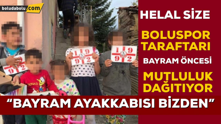 BOLUSPOR TARAFTARI MUTLULUK DAĞITIYOR