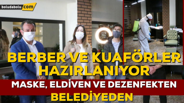 BERBER VE KUAFÖRLER HAZIRLANIYOR