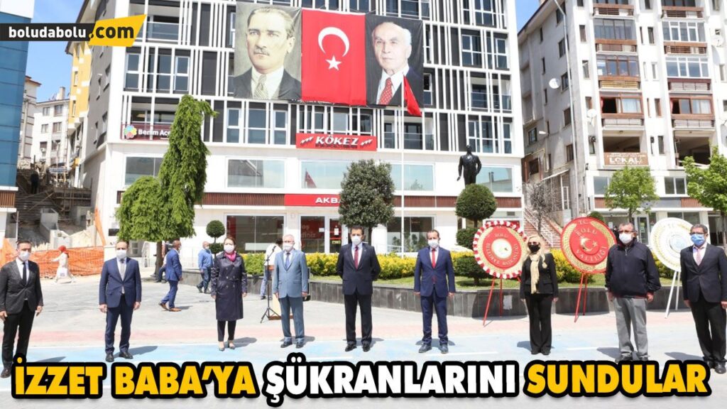İZZET BABA’YA ŞÜKRANLARINI SUNDULAR İZZET BABA’YA ŞÜKRANLARINI SUNDULAR