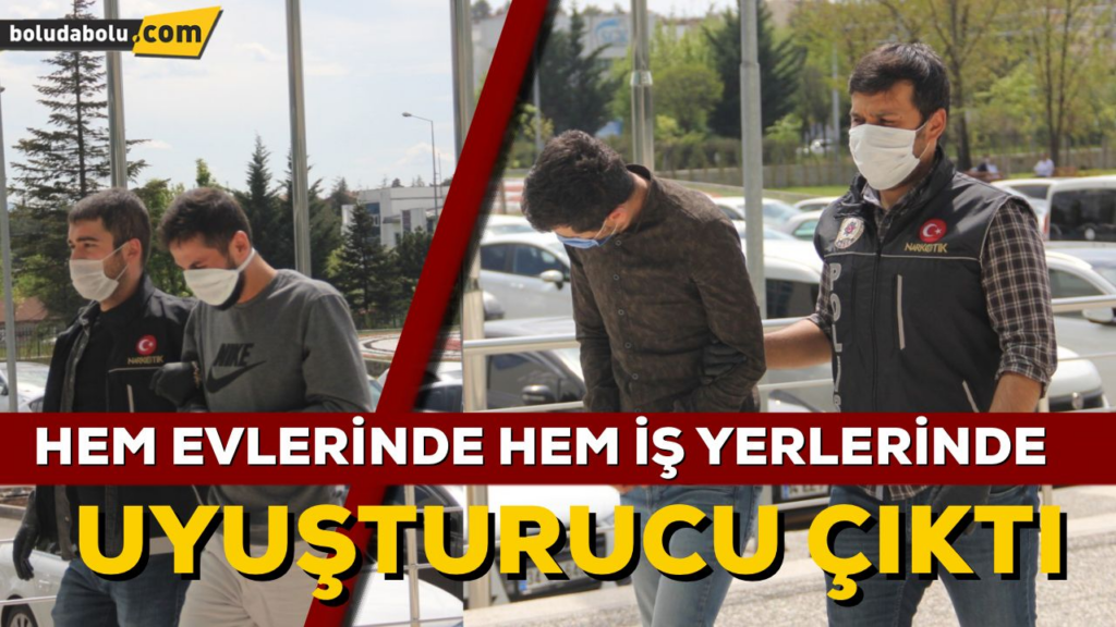 BOLU’DA UYUŞTURUCU İLE YAKALANAN 2 ŞAHIS ADLİYEYE SEVK EDİLDİ BOLU’DA UYUŞTURUCU İLE YAKALANAN 2 ŞAHIS ADLİYEYE SEVK EDİLDİ