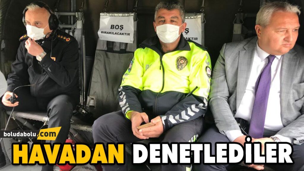 KORONAVİRÜS TEDBİRLERİ VE TRAFİK HELİKOPTERLE DENETLENDİ KORONAVİRÜS TEDBİRLERİ VE TRAFİK HELİKOPTERLE DENETLENDİ