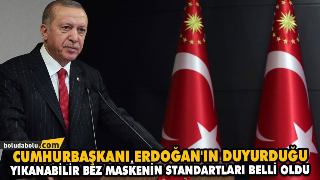 TSE BEZ MASKEYE STANDART GETİRDİ TSE BEZ MASKEYE STANDART GETİRDİ