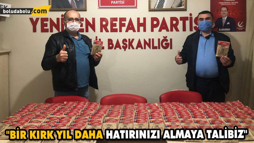 ”BİR KIRK YIL DAHA HATIRINIZI ALMAYA TALİBİZ”