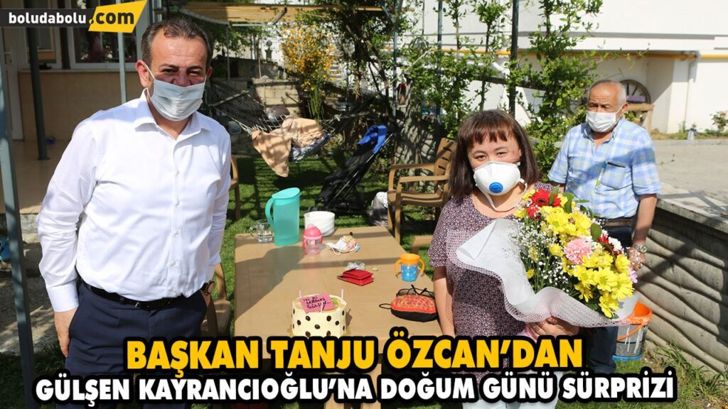 BAŞKAN TANJU ÖZCAN’DAN GÜLŞEN KAYRANCIOĞLU’NA DOĞUM GÜNÜ SÜRPRİZİ BAŞKAN TANJU ÖZCAN’DAN GÜLŞEN KAYRANCIOĞLU’NA DOĞUM GÜNÜ SÜRPRİZİ