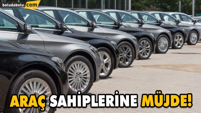 ARAÇ SAHİPLERİNE MÜJDE!