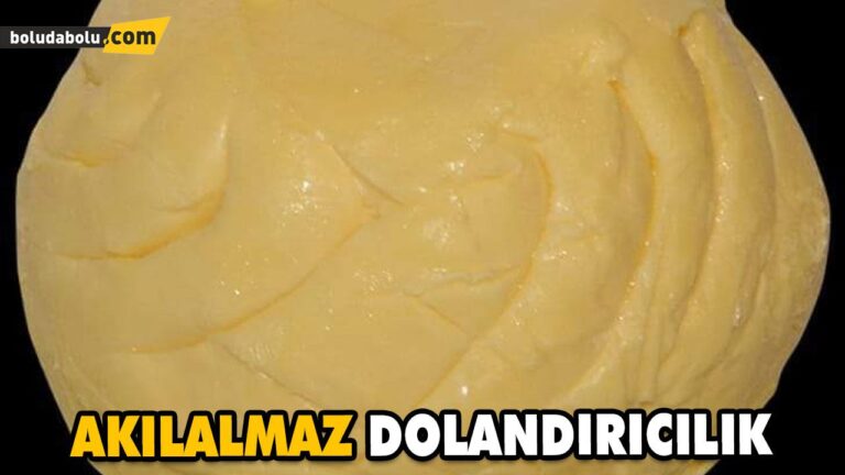 SAHTE TEREYAĞI İDDİASI
