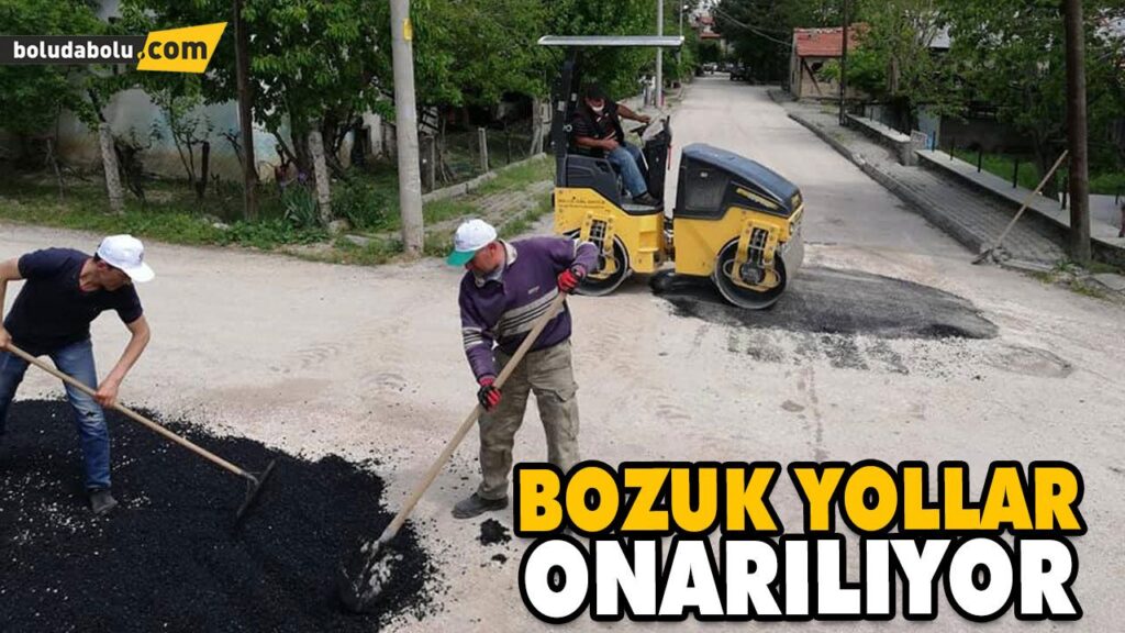 SEBEN’DE BOZUK YOLLAR ONARILIYOR