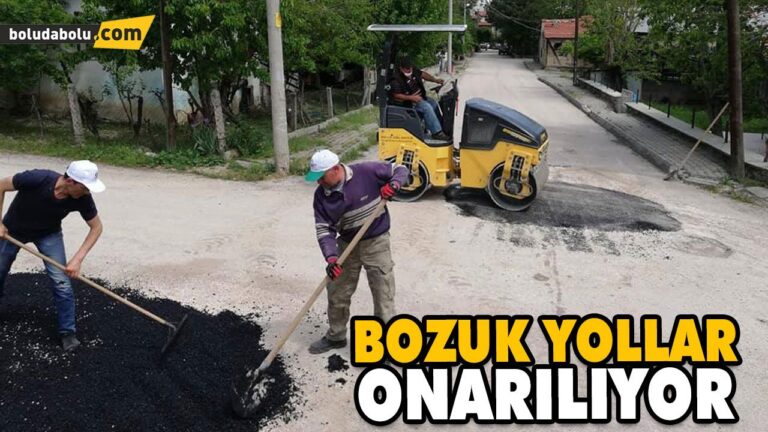 SEBEN’DE BOZUK YOLLAR ONARILIYOR
