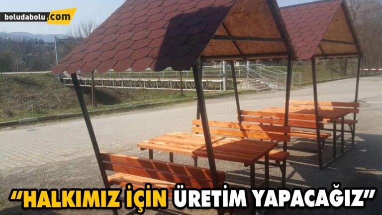 MENGEN BELEDİYESİ ÜRETMEYE DEVAM EDİYOR