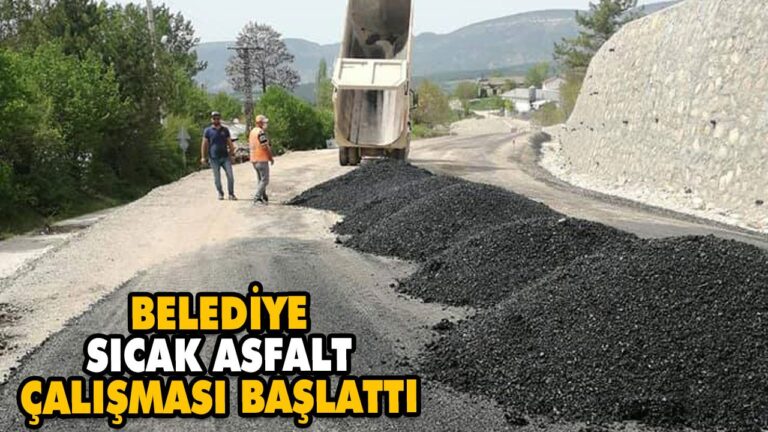 GÖYNÜK’TE YOL ÇALIŞMALARI DEVAM EDİYOR