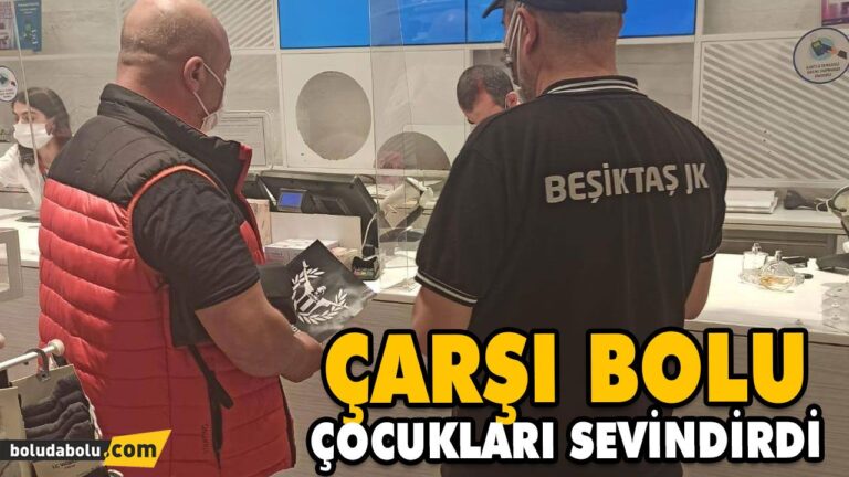 ÇARŞI BOLU ÇOCUKLARI SEVİNDİRDİ