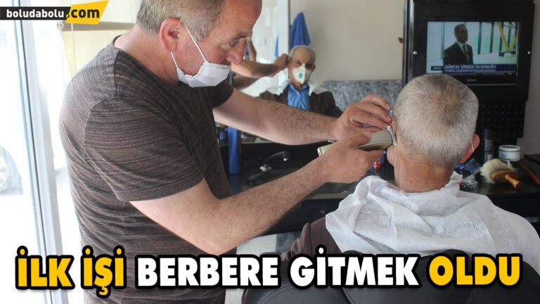 78 YAŞINDAKİ ADAMIN İLK İŞİ BERBERE GİTMEK OLDU
